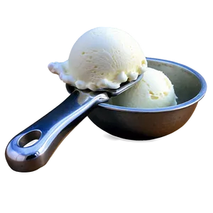 Ice Cream Scoop Stack PNG 06122024