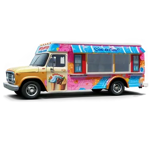 Ice Cream Truck In The Countryside Png Dlc PNG image