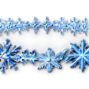 Ice Crystal Border Png 06132024 PNG image