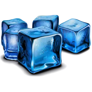 Ice Cube Design PNG Vtx18 PNG