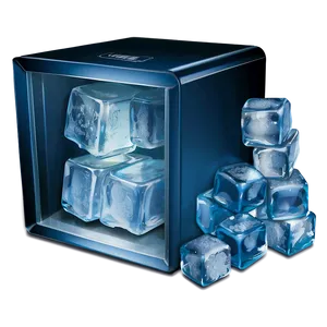 Ice Cube Freezer PNG 05232024