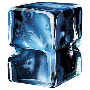 Ice Cube Illustration PNG 94