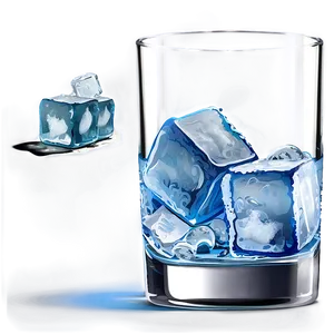 Ice Cube In Glass PNG Ehx