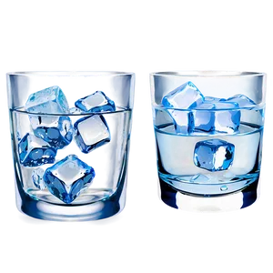 Ice Cube In Glass PNG Mxr