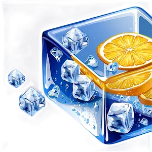 Ice Cube Pattern PNG Axp27 PNG