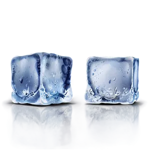 Ice Cube Side View PNG Jeg30