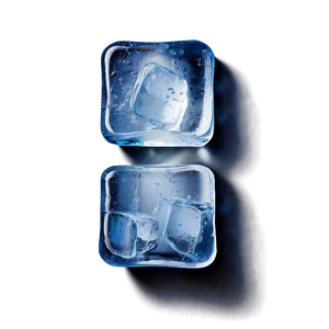 Ice Cube Top View PNG 05232024
