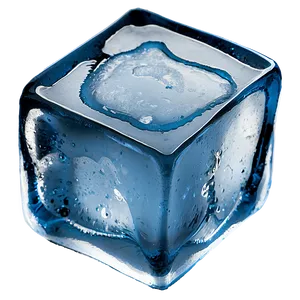 Ice Cube Top View PNG 29