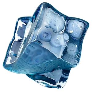 Ice Cube Top View PNG Bvs