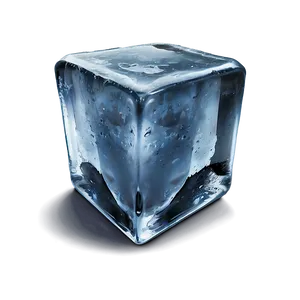 Ice Cube Top View PNG Kkw