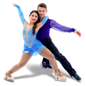 Ice Dancing Elegance PNG Xox44 PNG