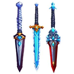 Ice Diamond Sword PNG Mln