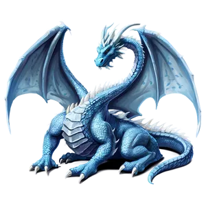 Ice Dragon Clipart PNG Oeb98