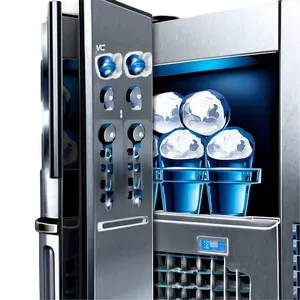 Ice Maker Refrigerator PNG Wus74 PNG