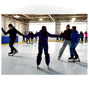 Ice Rink Valentine's Day Date Png Inj PNG image