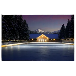 Ice Rink Winter Wonderland Png Dmq PNG image