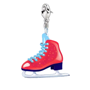 Ice Skate Charm PNG Xmi32