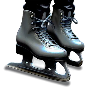 Ice Skate Pair PNG Mfd