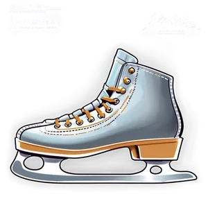 Ice Skate Pattern PNG Aro