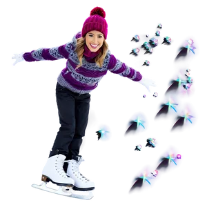 Ice Skating Bliss PNG 15 PNG