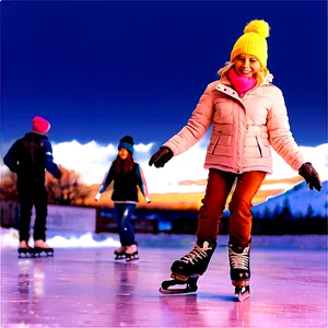 Ice Skating Bliss Png 34 PNG image