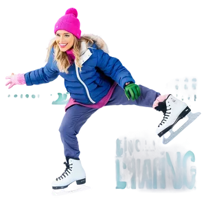 Ice Skating Bliss Png 83 PNG image