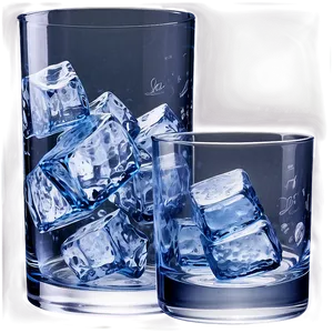 Ice Whiskey Glass Png 05032024 PNG image