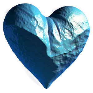 Iceberg Blue Heart Emoji PNG Oem24 PNG