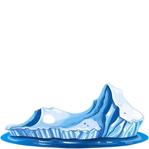 Iceberg Floating In Ocean Photo Png 05212024 PNG image