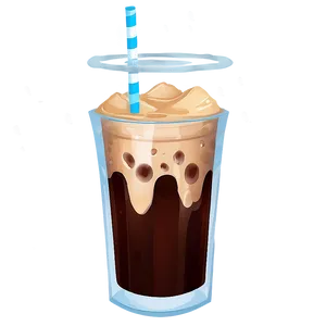 Iced Coffee Summer Drink PNG Hhx90