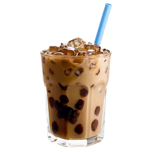 Iced Coffee With Milk Png Vov89 PNG image