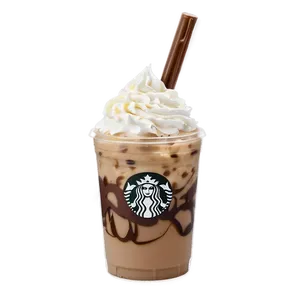 Iced Coffee With Whipped Cream Png 05252024 PNG image