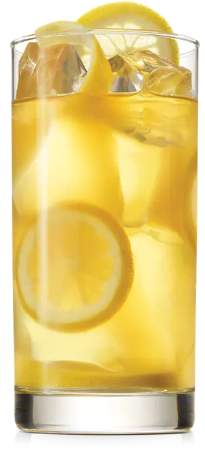 Iced Lemonade Glass Refreshment PNG image
