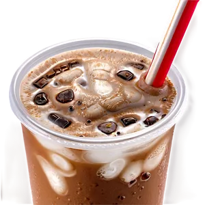 Iced Mocha Coffee Png Pdo PNG image