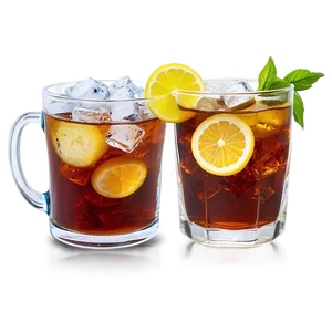 Iced Tea Glass PNG Tco