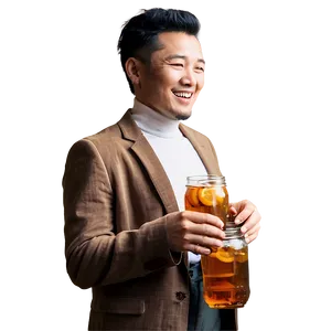 Iced Tea In Hand PNG Stc68