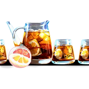 Iced Tea In Sunlight PNG Awp