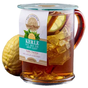 Iced Tea With Ginger Zest Png 06242024 PNG image