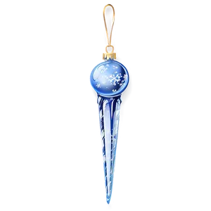 Icicle Christmas Ornaments PNG Fre PNG
