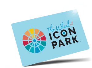 Icon Park Wheel Ticket Design PNG image