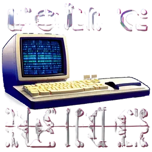 Iconic 90s Home Computer PNG 06252024