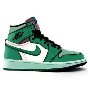 Iconic Air Jordan 1 Silhouette PNG Lfx