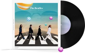 Iconic Album Crosswalk Vinyl PNG