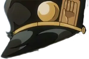 Iconic Anime Character Hat PNG image