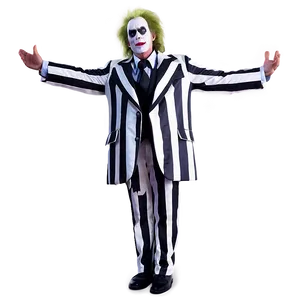 Iconic Beetlejuice Pose PNG Nou88