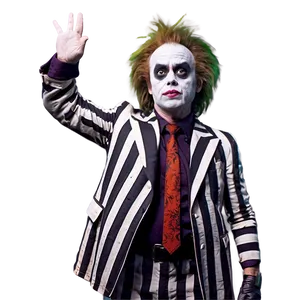 Iconic Beetlejuice Pose PNG Ulj