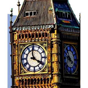 Iconic Big Ben Tower PNG Iue76 PNG