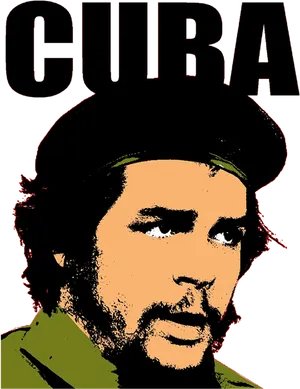 Iconic Che Guevara Poster PNG image