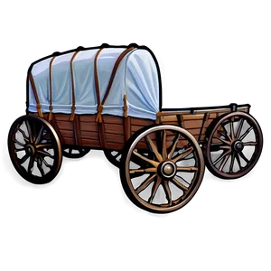 Iconic Covered Wagon Emblem PNG 06292024 PNG