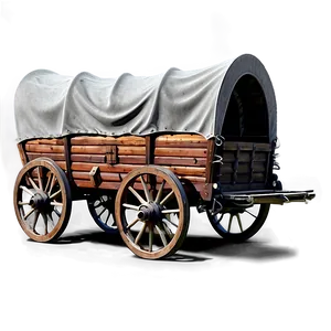 Iconic Covered Wagon Emblem PNG Ery PNG